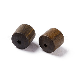 天然アフリカパダウウッドビーズ  コラム  ココナッツブラウン  8x8mm  穴：1.6mm  約1400個/500g&nbsp;WOOD-M005-01