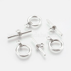 合金マンテル  アンティークシルバー  リング：20x15x2mm  穴：2.5mm  バー：26x9x3mm  穴：3mm&nbsp;PALLOY-J659-23AS