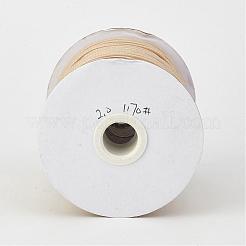 環境に優しい韓国のワックスポリエステルコード  バリーウッド  1mm  約169.51~174.98ヤード（155~160m）/ロール&nbsp;YC-P002-1mm-1170