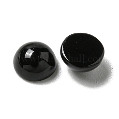 天然石ブラックストーンカボション  半円  5x2.5mm&nbsp;G-Q173-01B-17