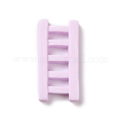 かわいい不透明樹脂カボション  はしご  ミックスカラー  31x15x4mm&nbsp;RESI-L037-10