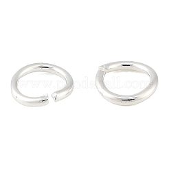 真鍮製オープンタイプ丸カン  ラウンド  鉛フリー＆カドミウムフリー＆ニッケルフリー  銀  4.5x1mm  内径：2.5mm  18ゲージ&nbsp;KK-H258-03C-S