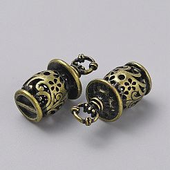 チベット風合金ペンダント納屋ライト屋外  ラターンズチャーム  アンティークブロンズ  30x14.5mm  穴：4x4.3mm&nbsp;FIND-WH0431-37F