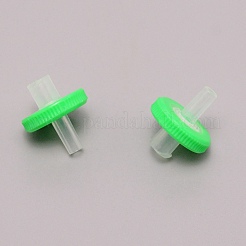 プラスチックピンフィルター  ライム  21x18mm  穴：2mm&nbsp;AJEW-WH0251-76A