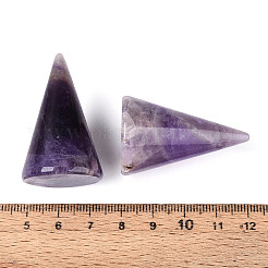 天然アメジストリングディスプレイスタンド  円錐形  2.45~2.55x3.9~4.1cm&nbsp;G-T144-06E