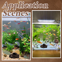 紫粘土のディスプレイ装飾  マイクロ風景水族館の水槽の装飾  コーヒー  130x85x64mm&nbsp;DIY-WH20095-018C