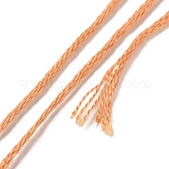 8 かせ 8 色 6 層ポリエステル刺繍糸  クロスステッチの糸  グラデーションカラー  ココナッツブラウン  0.5mm  約8.75ヤード（8m）/かせ  8色  1 かせ/色  8 かせ/セット&nbsp;OCOR-M009-01A-02