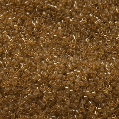 MIYUKIデリカビーズ  シリンダー  日本製シードビーズ  11/0  （db0119)透明蜂蜜光沢  1.3x1.6mm  穴：0.8mm  約2000PCS /ボトル  10 G /ボトル&nbsp;SEED-JP0008-DB0119