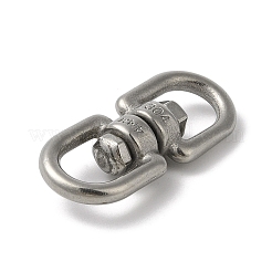 変色しない304ステンレススチール8形状回転留め具  ステンレス鋼色  47x20x11mm&nbsp;STAS-S127-03P-02