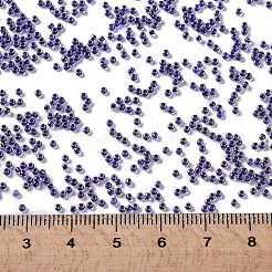 TOHOラウンドシードビーズ  日本製シードビーズ  （181)つの内側の色のabクリスタル/紫の裏地  15/0  1.5mm  穴：0.7mm  約3000個/10g&nbsp;X-SEED-TR15-0181