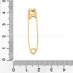 PVD 真空メッキ 304 ステンレス ブローチピン キルトピン  18KGP本金メッキ  38x8x3mm  穴：3.3mm&nbsp;STAS-E547-07C-G