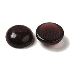 キャッツアイカボション  半円  ココナッツブラウン  16x6.8mm&nbsp;G-H301-02B