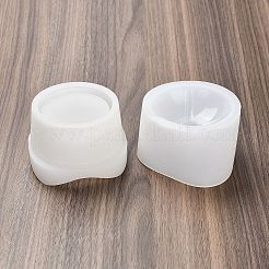 DIYキャンドルシリコンモールド  キャンドル作り用  コラム  ホワイト  8.3x8.3x5.5cm  内径：5.9のCM&nbsp;AJEW-M227-02D