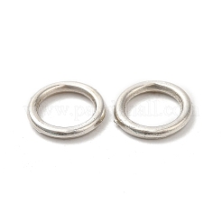 合金はんだ付けされた閉じた丸カン  ラウンド  プラチナ  8x1.2mm  16ゲージ  内径：5.5mm&nbsp;KK-WH0052-05B-P