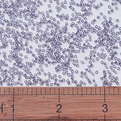 MIYUKIデリカビーズ  シリンダー  日本製シードビーズ  11/0  （db1225)透明光アメジスト光沢  1.3x1.6mm  穴：0.8mm  約2000PCS /ボトル  10 G /ボトル&nbsp;SEED-JP0008-DB1225
