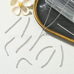 シェグレース 真鍮 マイクロパヴェ キュービックジルコニア ビッグペンダント  菱形チャーム  カドミウムフリーと鉛フリー＆ニッケルフリー  プラチナメッキ  50x2.5x2.5mm  穴：1.2mm&nbsp;XGRQ3P458-638P