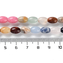 天然＆合成混合宝石ビーズ連売り  ライス  染めと未染色の混合  9x6mm  穴：1mm  約44個/連  15.94インチ（40.5cm）&nbsp;G-I369-B02-01