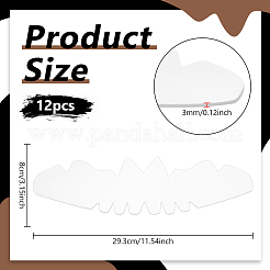 イブ野球帽ライナーサポート  ホワイト  80x293x3mm&nbsp;DIY-WH0899-127B-01