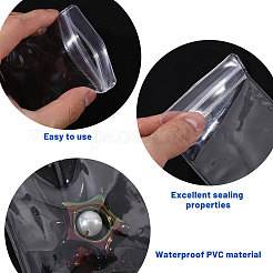 110個入り、5種類のPVC製プラスチック製再封可能保存袋  長方形  透明  7~12.8x4.9~8.9x0.15~0.2cm  片側の厚さ：4.7ミル（0.12mm）&nbsp;ABAG-GL0001-15