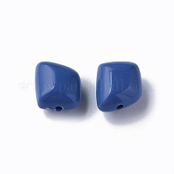 不透明なアクリルビーズ  ポリゴン  藤紫色  17.5x15.5x11mm  穴：2mm  約230個/500g&nbsp;MACR-S373-15A-A16