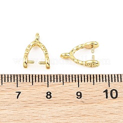 シーグレース ブラス アイスピック ピンチベイル  カドミウムフリー＆ニッケルフリー＆鉛フリー  オーバル  18KGP本金メッキ  13x8x4.5mm  穴：1.4mm  ピン：1mm&nbsp;XGRQ1R712-358G