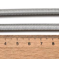 変色しない304ステンレススチールのヘリンボーンチェーンネックレス  カニカン付き  ステンレス鋼色  16.1インチ（41cm）&nbsp;NJEW-G340-03P