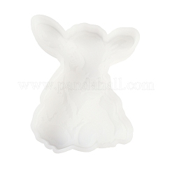 DIYシリコンモールド  エポキシ樹脂工芸品作り  キャンドル作り  ホワイト  牛  132x105x26mm&nbsp;DIY-A051-04D