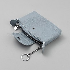 革製小銭入れキーホルダー  アクア  140mm&nbsp;KEYC-WH20010-10C