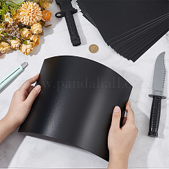 プラスチッククラフトシート  長方形  ブラック  300x200x1.5mm&nbsp;KY-WH0036-104B