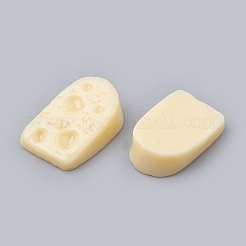 樹脂デコデンカボション  チーズ  模造食品  淡いチソウ  16x10x5mm&nbsp;CRES-N016-09