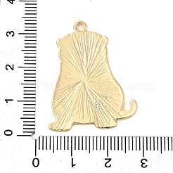 合金エナメルチャーム  カワウソチャーム  ゴールドカラー  桃パフ  ゴールドカラー  32.5x25.5x1.5mm  穴：2mm&nbsp;X-FIND-I044-04