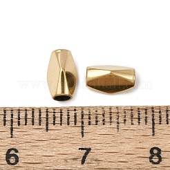 304ステンレススチールビーズ  ナゲット  イオンプレーティング（ip）  18KGP本金メッキ  7x4.5x4mm  穴：2mm&nbsp;STAS-I358-09G