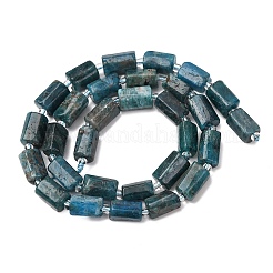 天然石アパタイトビーズ連売り  多面カット  コラム  シードビーズで  10~14x6~8mm  穴：1.4~1.5mm  約28個/連  15.83''（40.2センチメートル）&nbsp;G-L655-B03-01