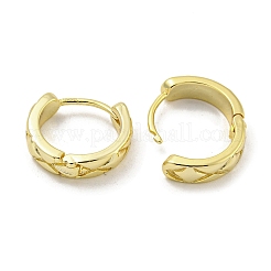 真鍮製フープピアス  18KGP本金メッキ  12.5x3.5mm&nbsp;EJEW-L211-010A-G