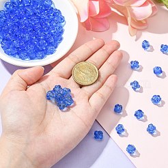 透明なアクリルビーズ  ランタン  藤紫色  8.5x10x9.5mm  穴：1.5mm  約1290個/500g&nbsp;TACR-S154-20A-86