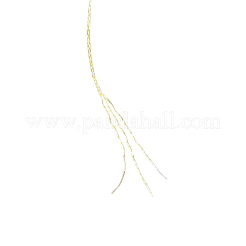 10 ロール 3 層メタリックポリエステル糸  ラウンド  刺繍やジュエリー作りに  ピンク  0.3mm  約24ヤード（22m）/ロール  10のロール/グループ&nbsp;MCOR-YW0001-03C