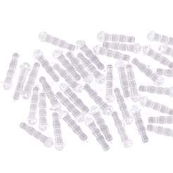 80 個のプラスチックモバイル防塵プラグ  透明  16mm&nbsp;FIND-CN0001-96