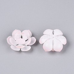 熱収縮アクリルビーズキャップ  マルチ花弁花  ミスティローズ  39~42x35~39.5x16~18mm  穴：1.2~1.6mm&nbsp;OACR-N164-04B