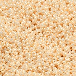 Fgb 12/0グレードAラウンドガラスシードビーズ  セイロン  乳白色  2x1.7mm  穴：0.3mm  約30000個/袋&nbsp;SEED-R008-142