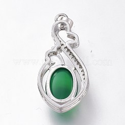 真鍮製マイクロパヴェクリアキュービックジルコニアオープンバックベゼルペンダントカボションカット  長持ちメッキ  ハート  ミックスカラー  34x16x9mm  穴：7x4mm  穴：7mm  トレイ：14x10mm&nbsp;ZIRC-I049-09