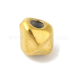 304ステンレススチールビーズ  ナゲット  ゴールドカラー  5.5x5x5.5mm  穴：1.8mm&nbsp;STAS-M071-01B-G