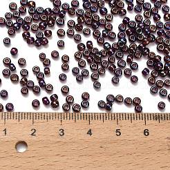 トーホー 8/0ラウンドビーズ  日本製シードビーズ  （166c）透明なアメジスト  3mm  穴：1mm  約1110個/50g&nbsp;SEED-XTR08-0166C