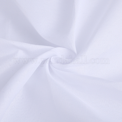 1mのポリエステル生地  クラフト用品  長方形  ホワイト  900x0.1mm&nbsp;AJEW-CY0002-10-1