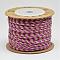 Braided Nylon Cord, Macrame Woven Rope, for Jewelry Making String Knitting Craft, Colorful, 2mm, about 20yards/roll