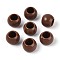 Opaque Acrylic Beads, Round, Coconut Brown, 12x9.8mm, Hole: 6.5mm, about 850Pcs/500g