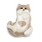Cute Resin Cabochons, Cat, Tan, 24.5x19x6.5mm