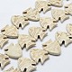 合成マグネサイトビーズ連売り  魚  26x22.5x5.5mm  穴：1mm  約18個/連  1連売り/ 2g  13インチ&nbsp;G-P228-55-1