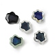 ガラスビーズ  温度感知色変化ビーズ  花  ミックスカラー  13.5x13.5x5mm  穴：1.3mm&nbsp;GLAA-P072-02-1
