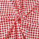 1mのポリエステル生地  タータン模様  レッド  1000x1600x0.2mm&nbsp;DIY-WH0622-581A-1