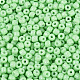 8/0ベーキングペイントガラスラウンドシードビーズ  アクアマリン  3~3.5x2mm  穴：1~1.2mm  約10000個/ポンド&nbsp;SEED-S036-01B-02-3